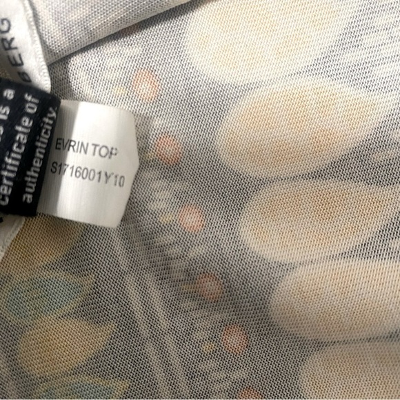 Diane Von Furstenberg EVRIN 100% Silk Size 8 Jersey Wrap Blouse Colorful - Picture 10 of 10